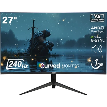 İzoly  2756C200 27"1ms 240Hz Freesync/g-Sync Fhd LED 2x HDMI 1x Dp Va Curved Gaming
