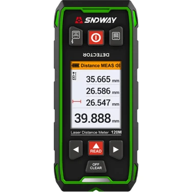 Sndway SW-6100GT Duvar Metal-Ahşap Dedektörü ve Lazer Mesafe Fiyatı