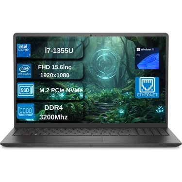 Dell Vostro 3530 Intel Core I7-1355U 16GB 512GB SSD Intel Iris Xe 15.6 Inç 120Hz Fhd 1920X1080