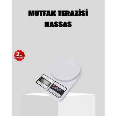 LCD Ekranlı Hassas Dijital Mutfak Terazisi – 5kg Kapasite 1g Hassasiyet -