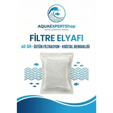 Aqua Expert Akvaryum Filtre Elyafı - Üstün Temizlik - Premium Serisi - Kristal Berraklık - 70