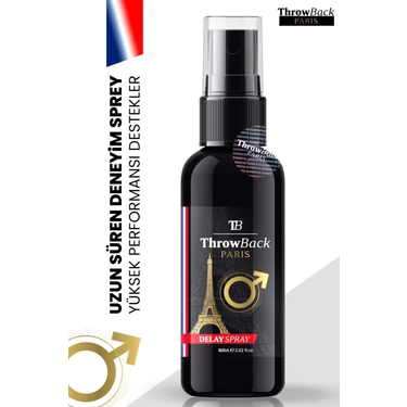 ThrowBack Paris Premium Uzun Süre Etkili Erkek Sprey 60