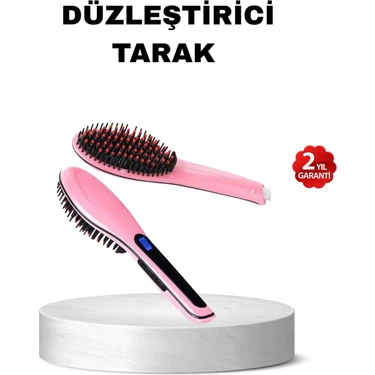 Allians Dijital Seramik Saç Düzleştirici Tarak, 5 Kademeli Isı ve Iyon