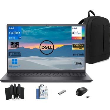 Dell vostro 3530 I7-1355U 16GB 1tb SSD 15.6 Fhd 120Hz W11PRO N1601PVNB3530U Snertech
