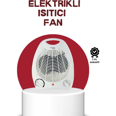 İlkyaz Fashion 2000W Taşınabilir Elektrikli Fanlı Isıtıcı – Hızlı Isınma, Kompakt Boy