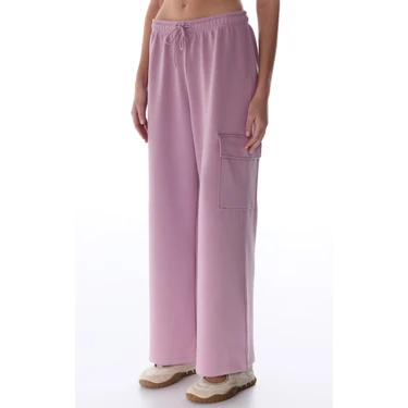 Penti Pembe İpeksi Dokunuş Silky Feel Kargo Cepli Ayarlanabilir Yüksek Bel