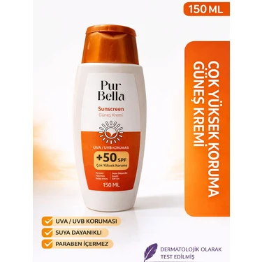 Güneş Kremi Yüksek Etkili Spf+50 Tahrişe Karşı
