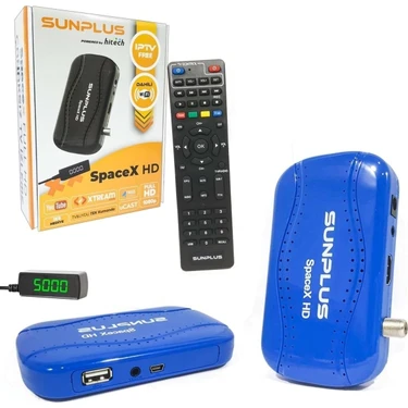 Sunplus Hd Uydu Alıcı, Spacex Uyumlu, Çanaksız Izleme, Dahili Wi-Fi, Ucast