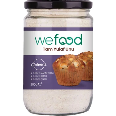 Wefood Glutensiz Tam Yulaf Unu 300 gr