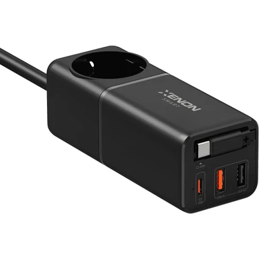 Xenon Smart Masaüstü Priz Hızlı Şarj Istasyonu | 75W Gan, Fiyatı
