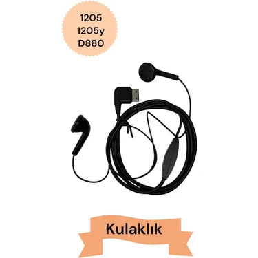 Teknoparkta Samsung Uyumlu Tuşlu Asker Telefon Kulaklığı D880 1205 1205Y