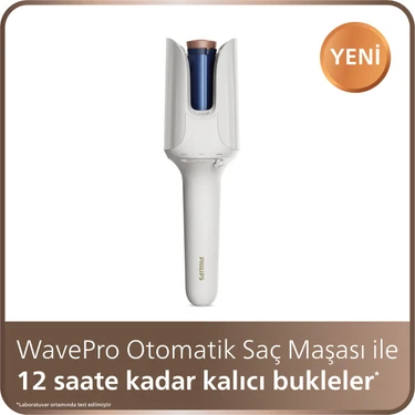 Philips WavePro Otomatik Saç Maşası, SenseIQ Teknolojili, 5 bukle ayarı, İyonik Bakım,