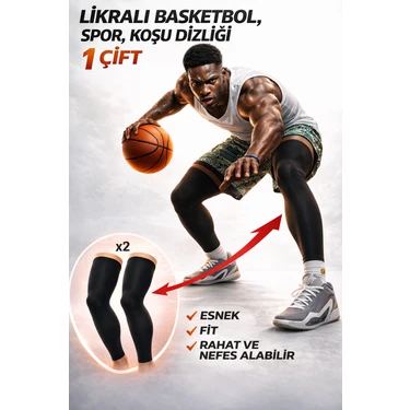 Gazelmanya Basketbol Dizliği Korumasız Spor Dizlik Koşu Dizliği Fitness Dizliği Spor Dizliği