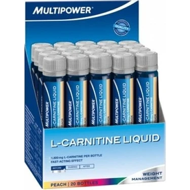 Multipower L-Carnitine Liquid Forte 1800 mg 20 Adet Şeftali Fiyatı