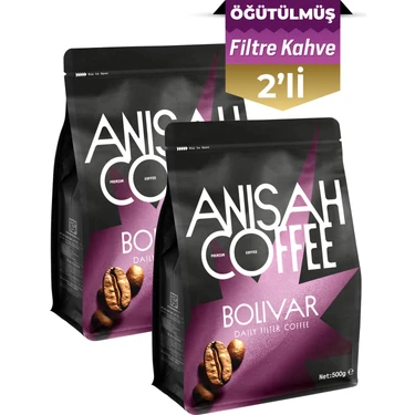 Anisah Coffee Bolivar Daily Öğütülmüş Filtre Kahve |