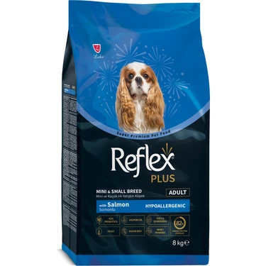 Reflex Plus Adult Somonlu Küçük Irk Yetişkin Köpek Maması 8