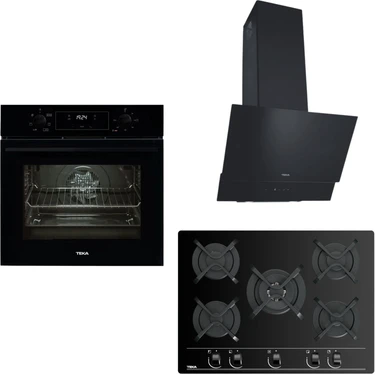 Teka Ankastre Set Siyah ( Hak 625 Bk Börek Şefim - Atv 60 Bk - Gbc 75030 Bk