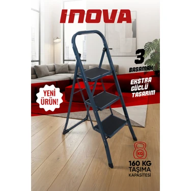 Fiesta Inova 3 Basamak Extra Güçlü Özel Tasarım Geniş Basamaklı