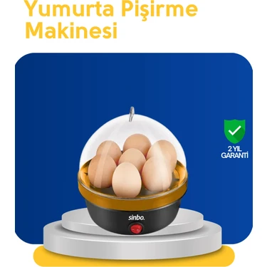 Zenvia Otomatik Kapanma Özellikli Yumurta Pişirme Makinesi 7 Kapasiteli