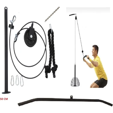 Normadia Ev Tipi Cable Crossover Çalışma Istasyonu, Çok Fonksiyonlu Fitness
