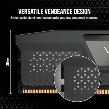 Vengeance DDR5 16GB×2 5200MHz Corsaır Vengeance Lpx 16GB (2X8GB) 5200MHZ Ddr5 C40 1,25V Fiyatı