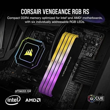 Vengeance Rgb Rs 16 GB (1 x 16 Gb) Ddr4 3.200MHZ C16 Bellek Fiyatı