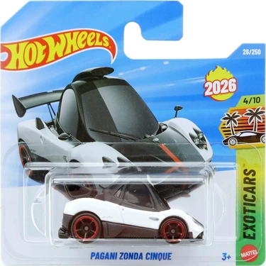 Hot Wheels - Pagani Zonda Cinque Tooned (1/64) White - JJH34 Fiyatı