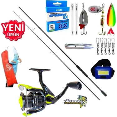 Okuma Fın Chaser FNX-40 Remixon Double Black 240cm 20-40gr Fiyatı
