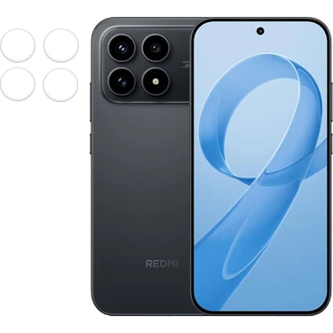 Microcase Xiaomi Poco F8 Pro/redmi K90 Kamera Camı Lens Koruyucu Nano Esnek