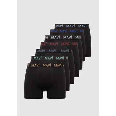 Mavi 7li Siyah Basic Boxer Adet 131 TL