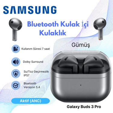 Samsung Galaxy Buds 3 Pro Anc Tws Gümüş Kulak Içi Kulaklık Fiyatı