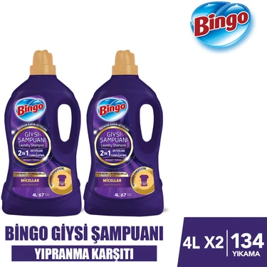 Bingo Giysi Şampuanı Yıpranma Karşıtı