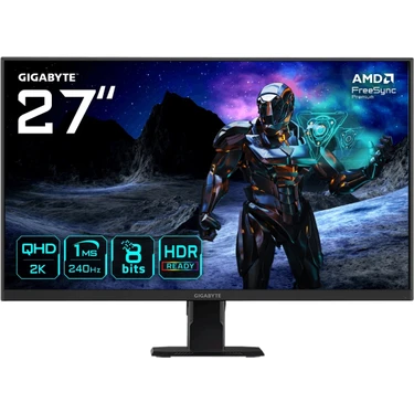 Gigabyte Gıgabyte GS27Q X27″ 240Hz 1ms Freesync Premium Qhd IPS Gaming (Oyuncu)