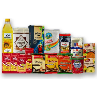 Hünkar Ramazan Kumanya Gıda Erzak Yardım Kolisi - Standart Paket
