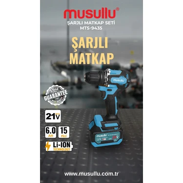 Musullu MTS-9435 Şarjlı Matkap Seti Fiyatı - Taksit Seçenekleri