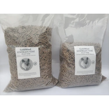 Gold Mind CP Pelet Yem 3kg Tavşan,  Chinchilla, Ginepig, Hamster, Için Uygun Kemirgen