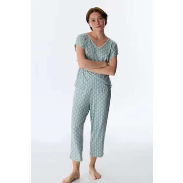 Penti Açık Yeşil Alia Green Kapri Pijama