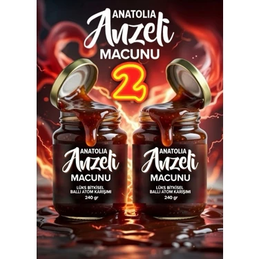 Toros 2 X 240 gr Anzeli Anatolia Polenli Ginsengli Karışık Ballı Bitkisel