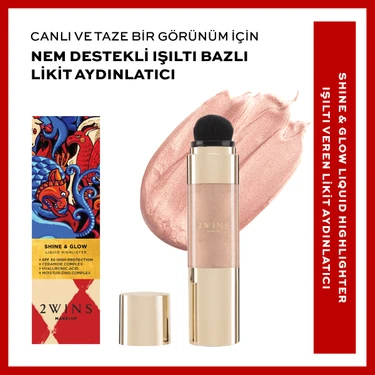 2WINS Shine&glow Likit Aydınlatıcı SPF 30 ile Koruma Sağlayan Işıltılı