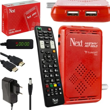 Fırsat Yolu Next Kanky Ip Tv Hd Gold Full Hd Uydu Alıcısı Ip Tv Wifi