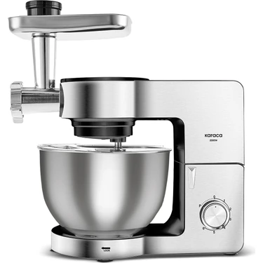 Karaca Multichef Ultra Inox Kıyma Çekme/sucuk-Sosis/içli Köfte Aparatlı Hamur Yoğurma Makinesi 