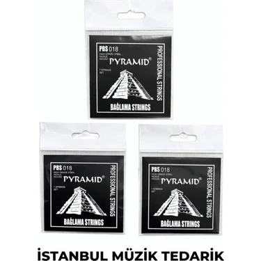 Pyramid Kısa Sap Bağlama Teli Seti 7 Parça Almanya Menşeli Yüksek Kalite