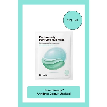 Dr. Jart+ Pore·remedy Arındırıcı Çamur Maskesi 13GM/.45OZ Yeşil Kil ile Hassas Ciltler