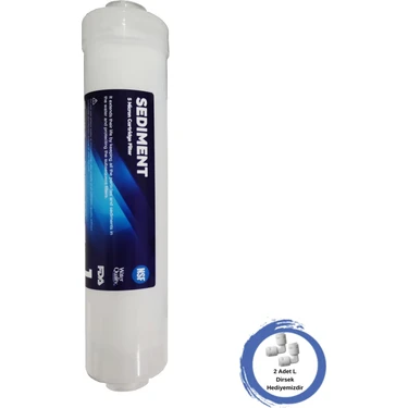 Evora Tüm Kapalı Kasa Su Arıtma Cihazı Uyumlu 12" Quick Çubuklu Sediment Filtre Tortu Önleyici