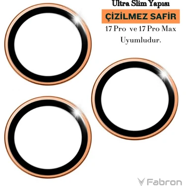 Fabron Orijinal Safir Lens Kamera Lens Koruyucu Çizilmez Safir