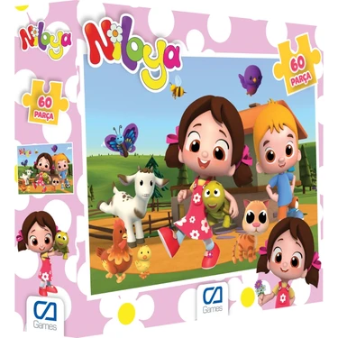 Ca Games Niloya - Çiftlikte Lisanslı 60 Parça 34X24CM Çocuk Fiyatı