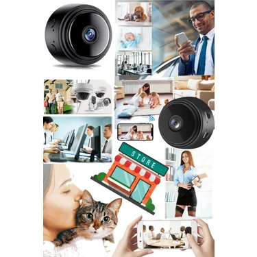 Munico Akıllı Hd Ev Işyeri Gözetim Video Wifi Kamera Uzaktan Takip Güvenlik Kamerası Şarjlı Bakıcı