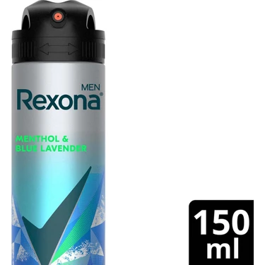 Rexona Men Thermocool Erkek Sprey Deodorant Menthol & Blue Lavender 150