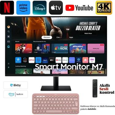 Samsung 109 Ekran 43" Inç  Tizen Akıllı-Smart Monitör-Tv Wi-Fi ,bluetooth , HDMI Type-C Bağlantılı
