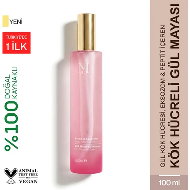 Misbahçe Sıkılaştırıcı ve Leke Karşıtı Gül Kök Hücreli & Eksozom Gül Mayası Bio Tonik 100